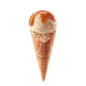 caramel cone ice cream